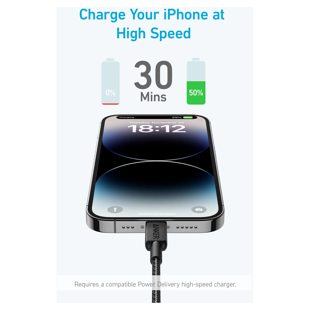 Anker 322 USB-C to Lightning Cable Price in Jordan Anker 322 USB-C to Lightning Cable - Buy Online in Jordan | OfficeJo