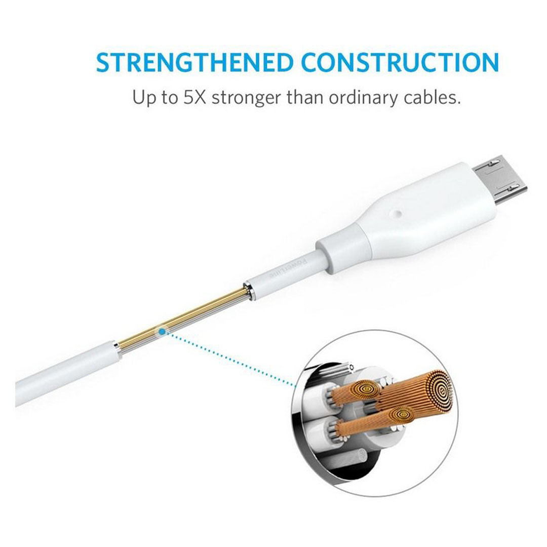Anker A8133 PowerLine Micro USB Cable 6ft Price in Jordan Anker A8133 PowerLine Micro USB Cable 6ft - Buy Online in Jordan | OfficeJo