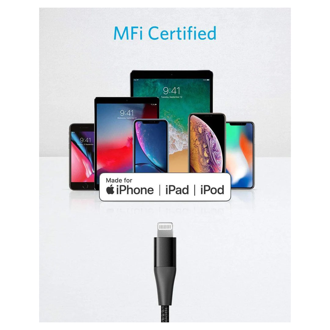 Anker PowerLine+ II USB-C to Lightning Cable (6ft) Price in Jordan Anker PowerLine+ II USB-C to Lightning Cable (6ft) - Buy Online in Jordan | OfficeJo