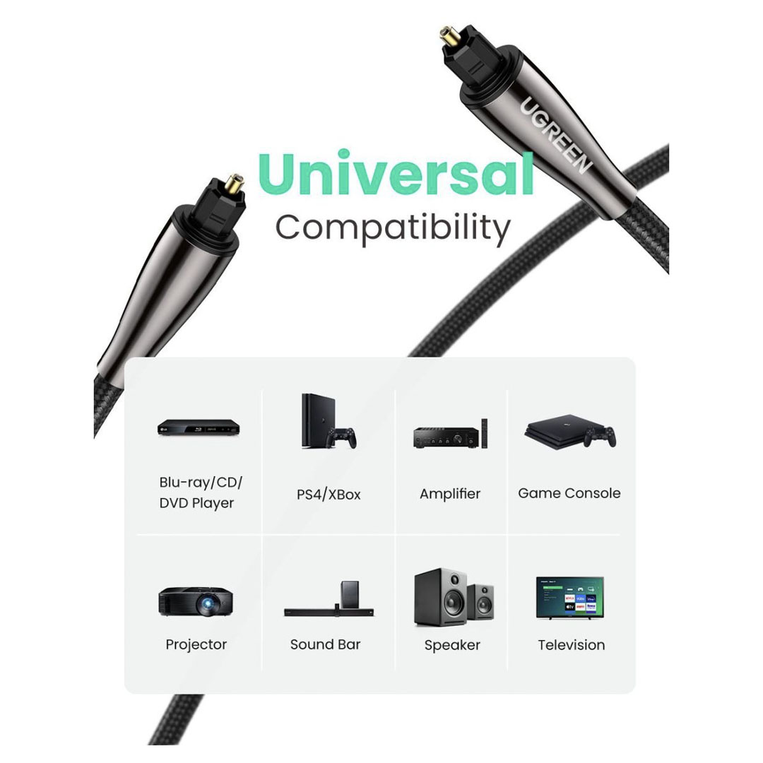 UGREEN Digital Toslink Optical Audio Cable 3M (AV108) Price in Jordan UGREEN Digital Toslink Optical Audio Cable 3M (AV108) - Buy Online in Jordan | OfficeJo