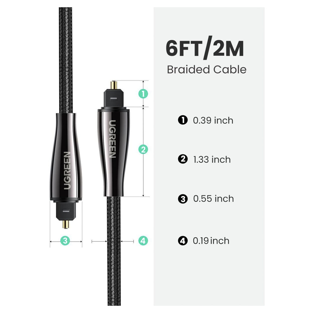 UGREEN Digital Toslink Optical Audio Cable 3M (AV108) Price in Jordan UGREEN Digital Toslink Optical Audio Cable 3M (AV108) - Buy Online in Jordan | OfficeJo
