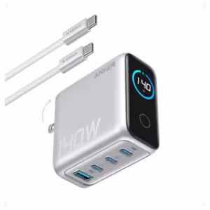 Anker 140W USB-C GaN Laptop Charger (4-Port) Price in Jordan Anker 140W USB-C GaN Laptop Charger (4-Port) - Buy Online in Jordan | OfficeJo