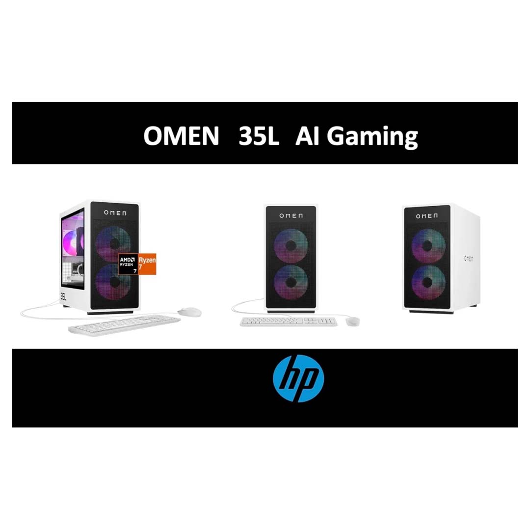 HP OMEN 35L GT16-0344 Gaming Desktop – Ryzen 7 8700F, RTX 5060 TI, 16GB DDR5 Price in Jordan HP OMEN 35L GT16-0344 Gaming Desktop – Ryzen 7 8700F, RTX 5060 TI, 16GB DDR5 - Buy Online in Jordan | OfficeJo