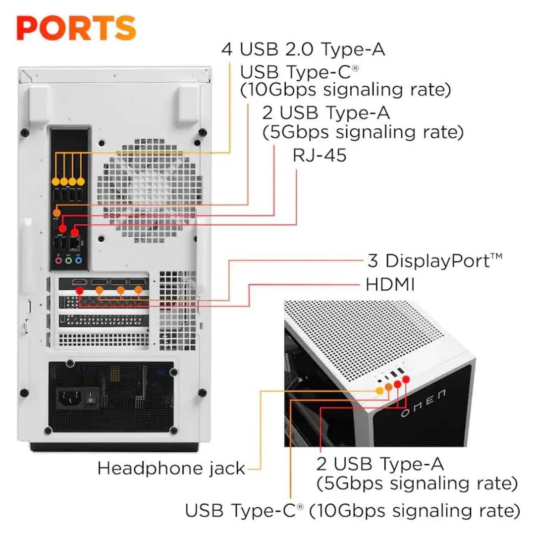 HP OMEN 35L GT16-0344 Gaming Desktop – Ryzen 7 8700F, RTX 5060 TI, 16GB DDR5 Price in Jordan HP OMEN 35L GT16-0344 Gaming Desktop – Ryzen 7 8700F, RTX 5060 TI, 16GB DDR5 - Buy Online in Jordan | OfficeJo