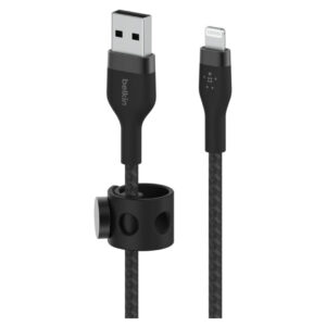 Belkin BoostCharge Pro Flex Braided USB Type A to Lightning Cable (1M / 3.3ft) Price in Jordan Belkin BoostCharge Pro Flex Braided USB Type A to Lightning Cable (1M / 3.3ft) - Buy Online in Jordan | OfficeJo