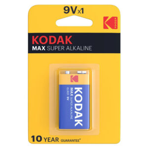 KODAK Max Alkaline 6LR61/9V Alkaline Battery 10-Year Shelf Life - Buy Online in Jordan | OfficeJo