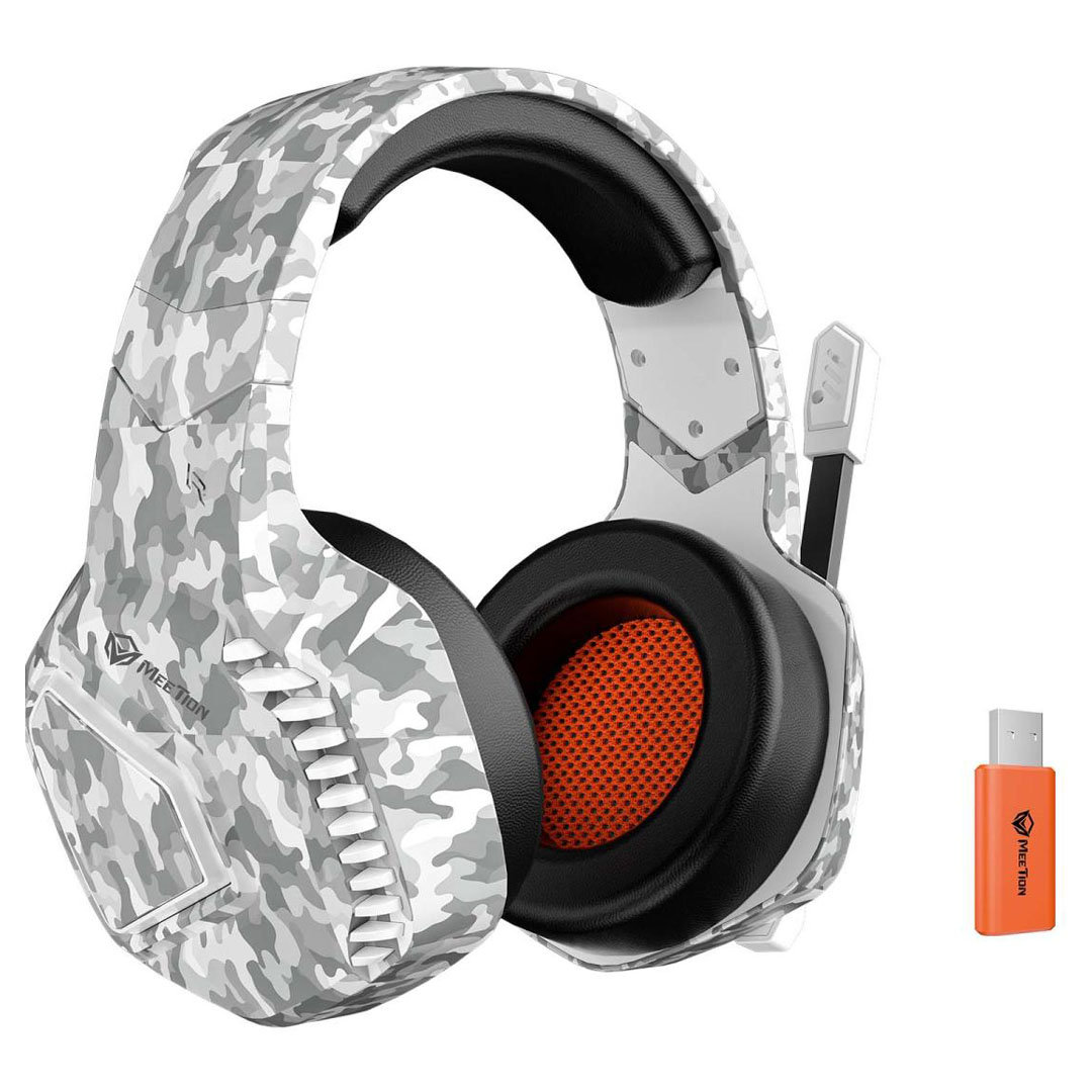 Meetion BTH014 Surround Sound Gaming Headset – 2.4G Wireless, Bluetooth, Wired, White Price in Jordan Meetion BTH014 Surround Sound Gaming Headset – 2.4G Wireless, Bluetooth, Wired, White - Buy Online in Jordan | OfficeJo