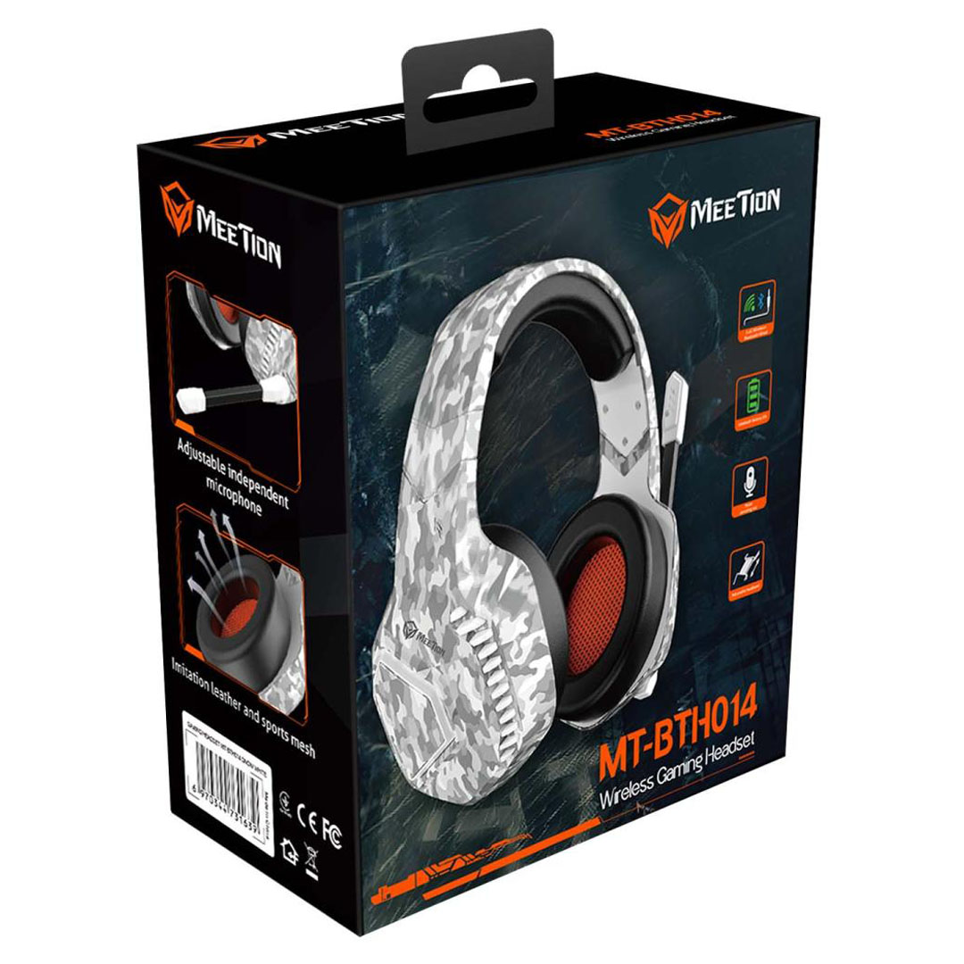 Meetion BTH014 Surround Sound Gaming Headset – 2.4G Wireless, Bluetooth, Wired, White Price in Jordan Meetion BTH014 Surround Sound Gaming Headset – 2.4G Wireless, Bluetooth, Wired, White - Buy Online in Jordan | OfficeJo