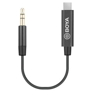 BOYA 3.5mm TRS to Type-C Audio Adapter Cable 7.8in (BY-K2) - Buy Online in Jordan | OfficeJo