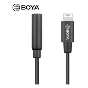 BOYA 3.5mm TRRS Female to Lightning Audio Adapter (BY-K3) - Buy Online in Jordan | OfficeJo