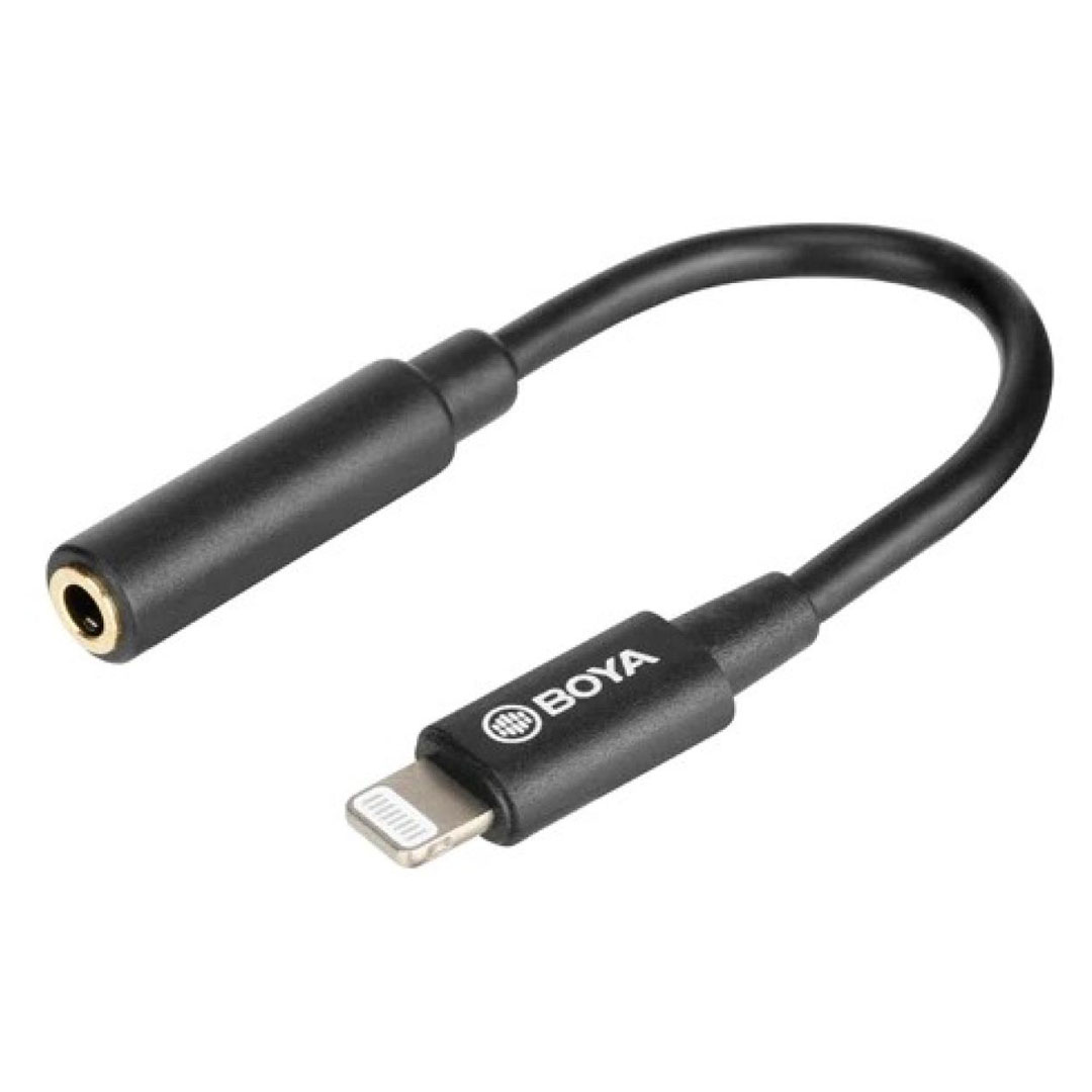 BOYA 3.5mm TRRS Female to Lightning Audio Adapter (BY-K3) Price in Jordan BOYA 3.5mm TRRS Female to Lightning Audio Adapter (BY-K3) - Buy Online in Jordan | OfficeJo