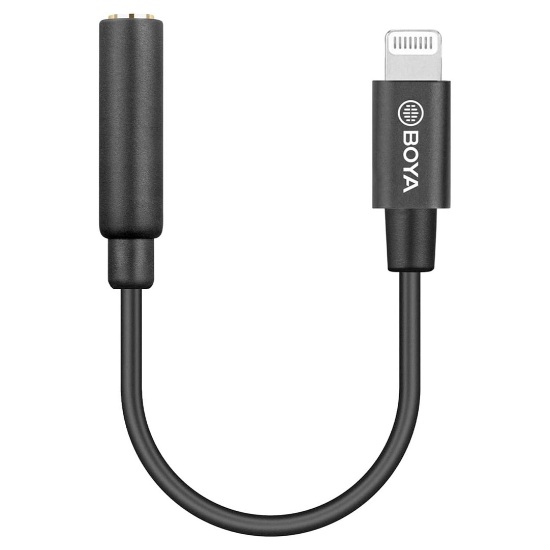 BOYA 3.5mm TRRS Female to Lightning Audio Adapter (BY-K3) Price in Jordan BOYA 3.5mm TRRS Female to Lightning Audio Adapter (BY-K3) - Buy Online in Jordan | OfficeJo