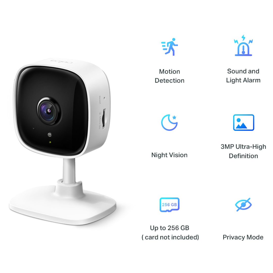 TP-Link Tapo C110 2K Resolution Home Security Wi-Fi Camera Price in Jordan TP-Link Tapo C110 2K Resolution Home Security Wi-Fi Camera - Buy Online in Jordan | OfficeJo