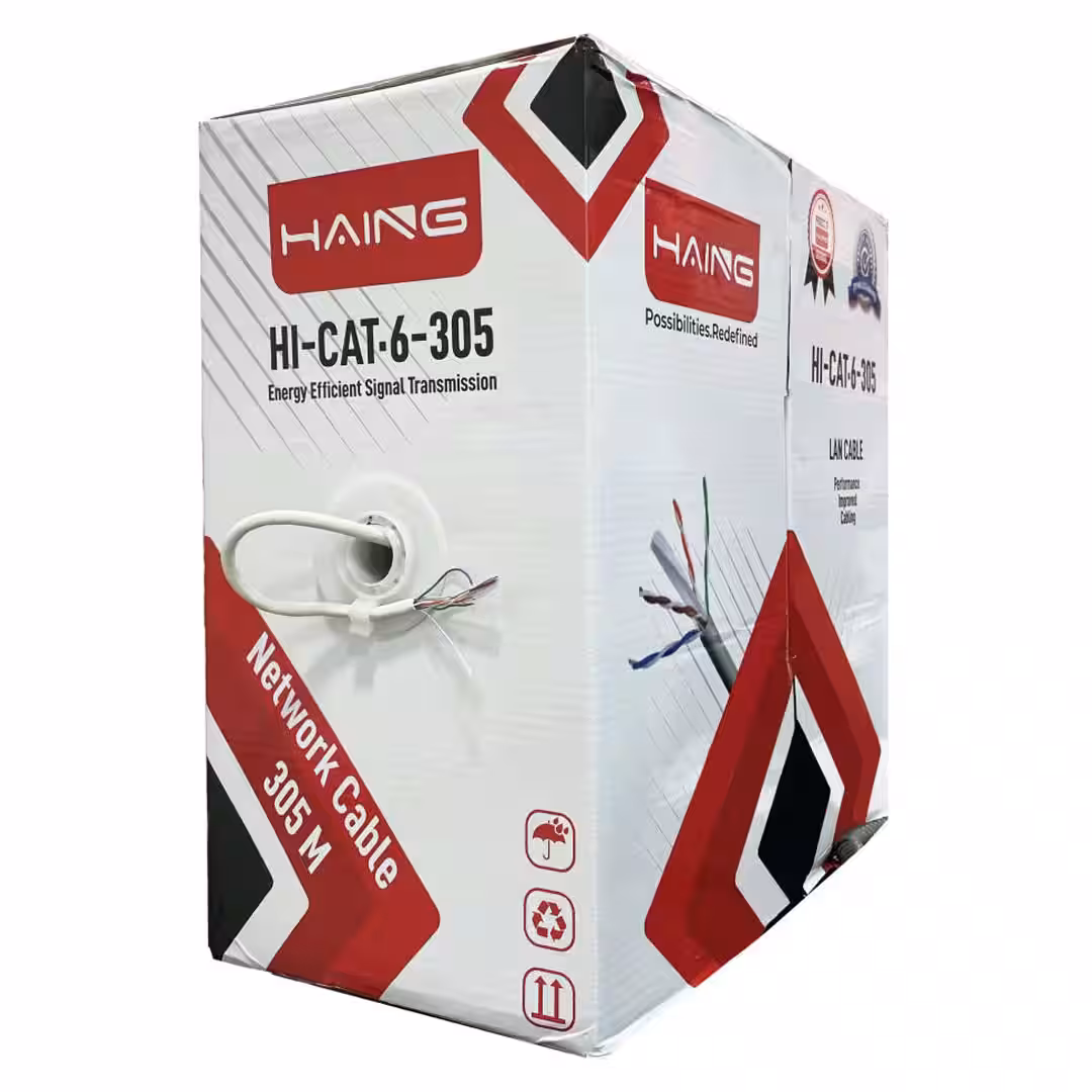 HAING Cat6 UTP Cable 305M (CB-CAT6-305M) Price in Jordan HAING Cat6 UTP Cable 305M (CB-CAT6-305M) - Buy Online in Jordan | OfficeJo