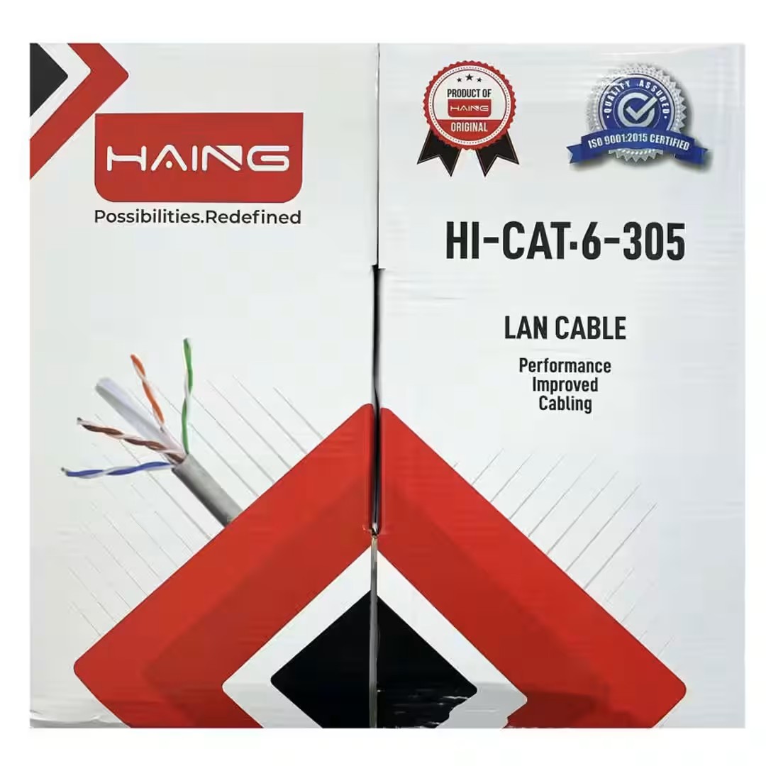 HAING Cat6 UTP Cable 305M (CB-CAT6-305M) Price in Jordan HAING Cat6 UTP Cable 305M (CB-CAT6-305M) - Buy Online in Jordan | OfficeJo
