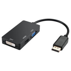 DisplayPort to HDMI + DVI + VGA Multiport Adapter Price in Jordan DisplayPort to HDMI + DVI + VGA Multiport Adapter - Buy Online in Jordan | OfficeJo