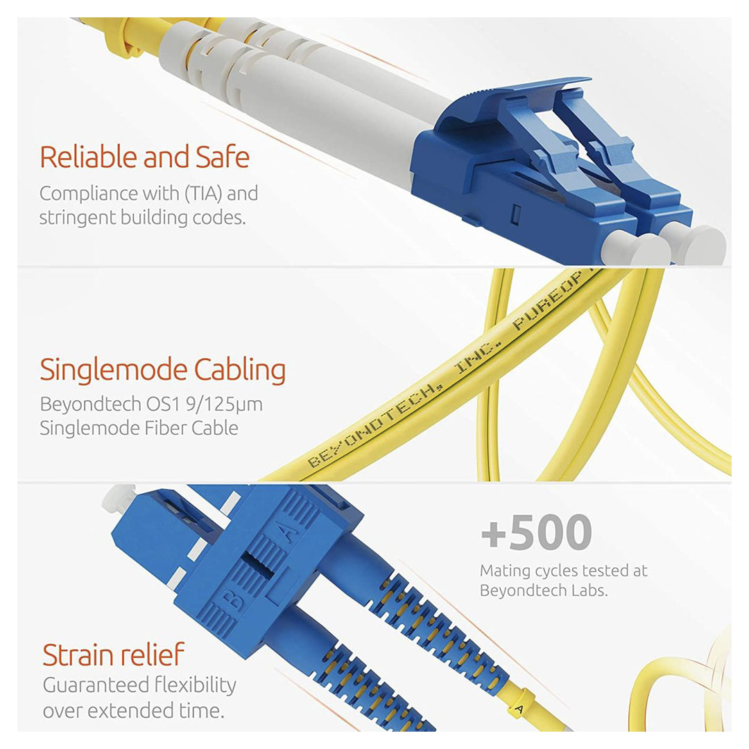 LC-SC Singlemode Fiber Patch Cord Duplex 10M Price in Jordan LC-SC Singlemode Fiber Patch Cord Duplex 10M - Buy Online in Jordan | OfficeJo