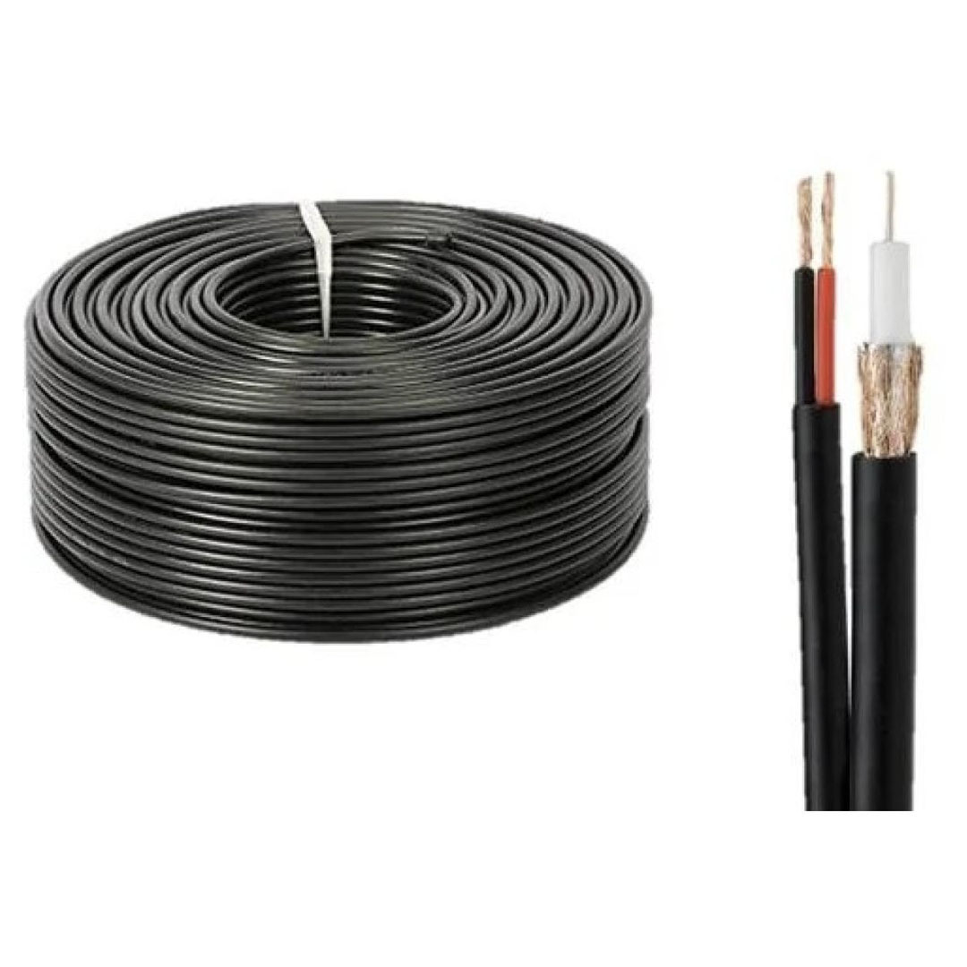 Coaxial RG59 Cable Black 200M with Power Price in Jordan Coaxial RG59 Cable Black 200M with Power - Buy Online in Jordan | OfficeJo