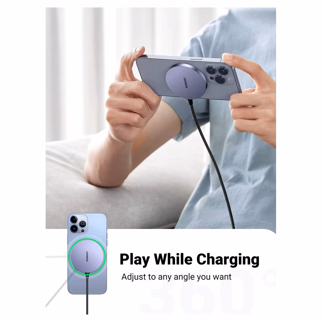 UGREEN 15W Magnetic Wireless Qi Charger Price in Jordan UGREEN 15W Magnetic Wireless Qi Charger - Buy Online in Jordan | OfficeJo