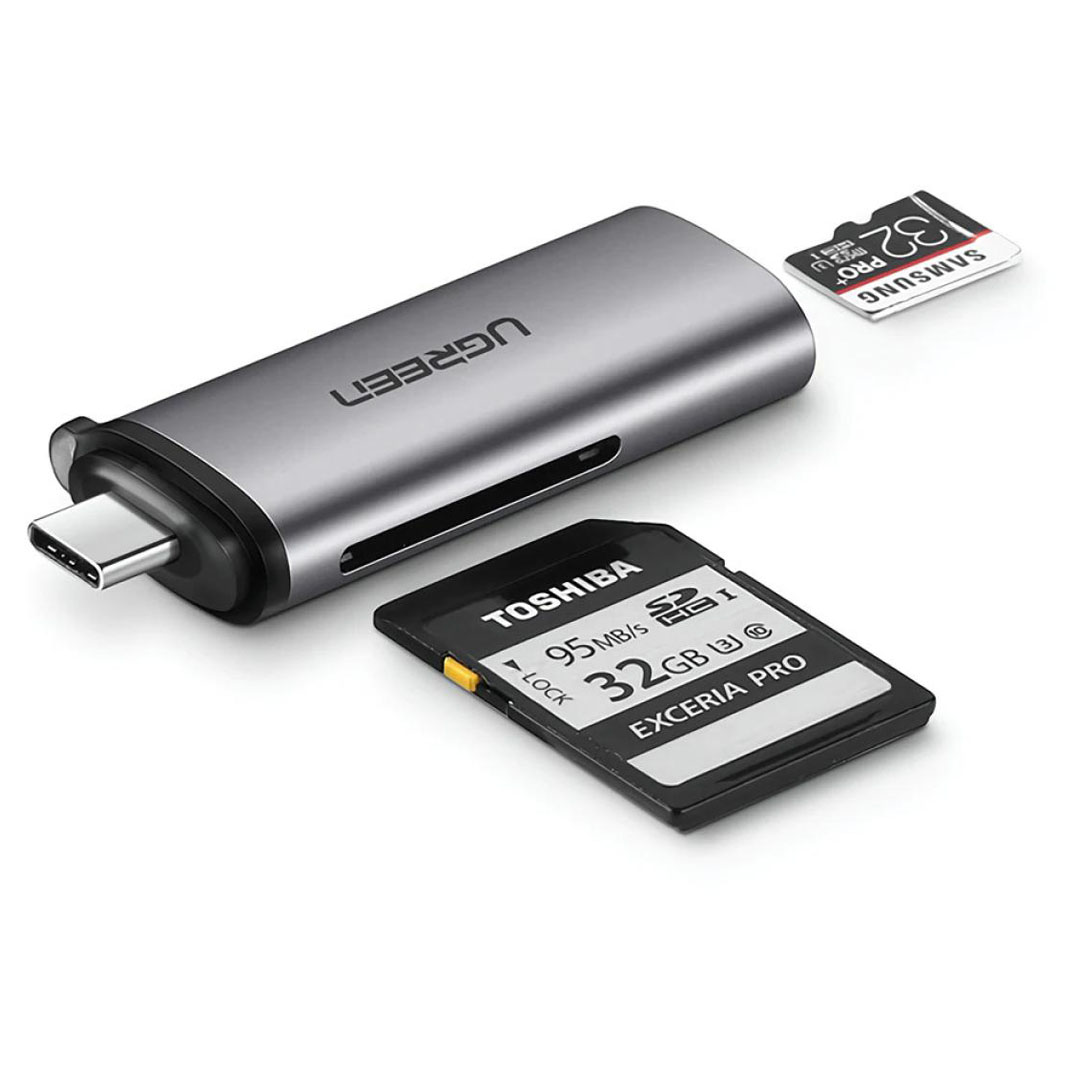 UGREEN USB-C TF / SD Card Reader (CM184) Price in Jordan UGREEN USB-C TF / SD Card Reader (CM184) - Buy Online in Jordan | OfficeJo