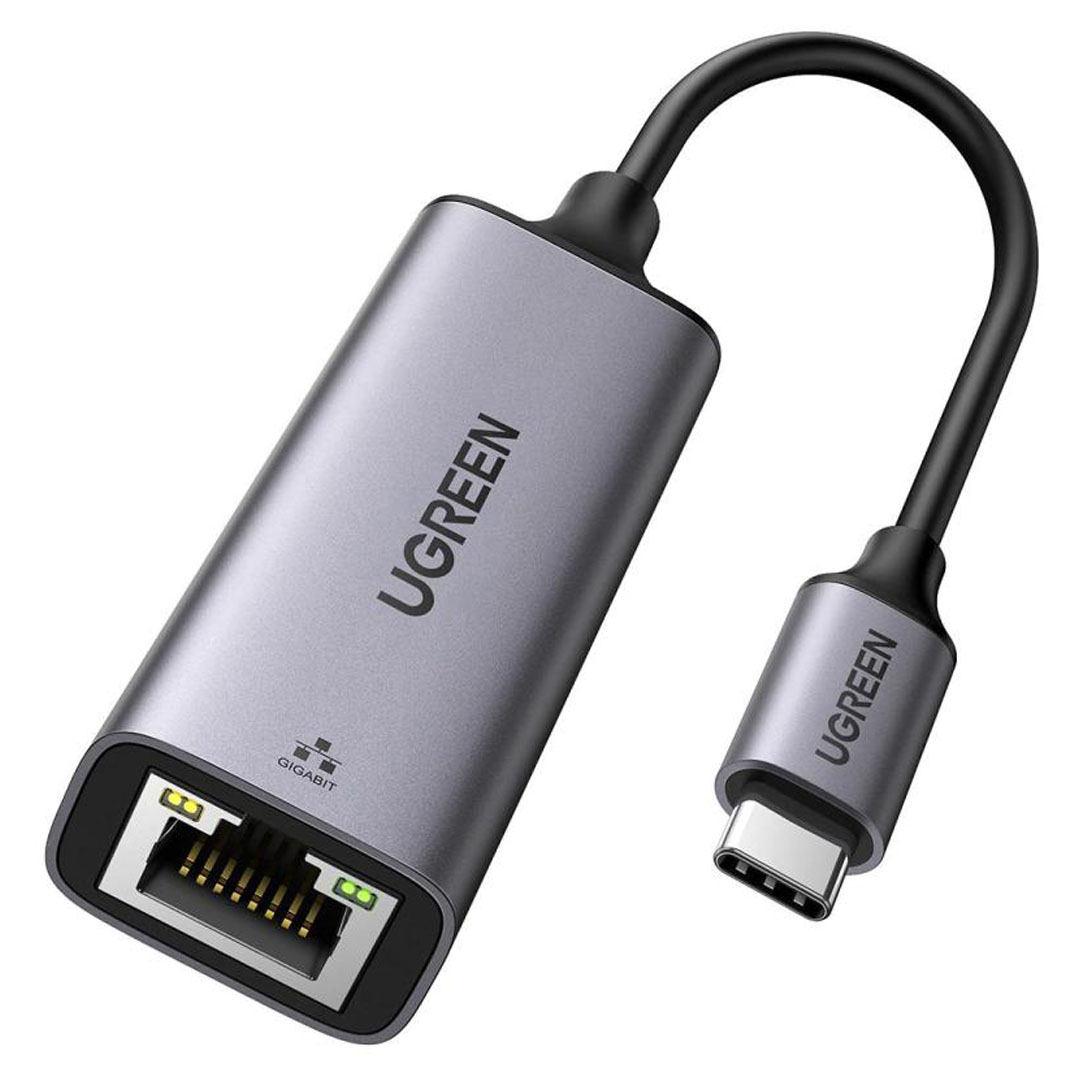 UGREEN Type C to 10/100/1000M Ethernet Adapter-Gray (CM199) - USB-C Ethernet Adapter in a Stylish Gray Design Price in Jordan UGREEN Type C to 10/100/1000M Ethernet Adapter-Gray (CM199) - USB-C Ethernet Adapter in a Stylish Gray Design - Buy Online in Jordan | OfficeJo