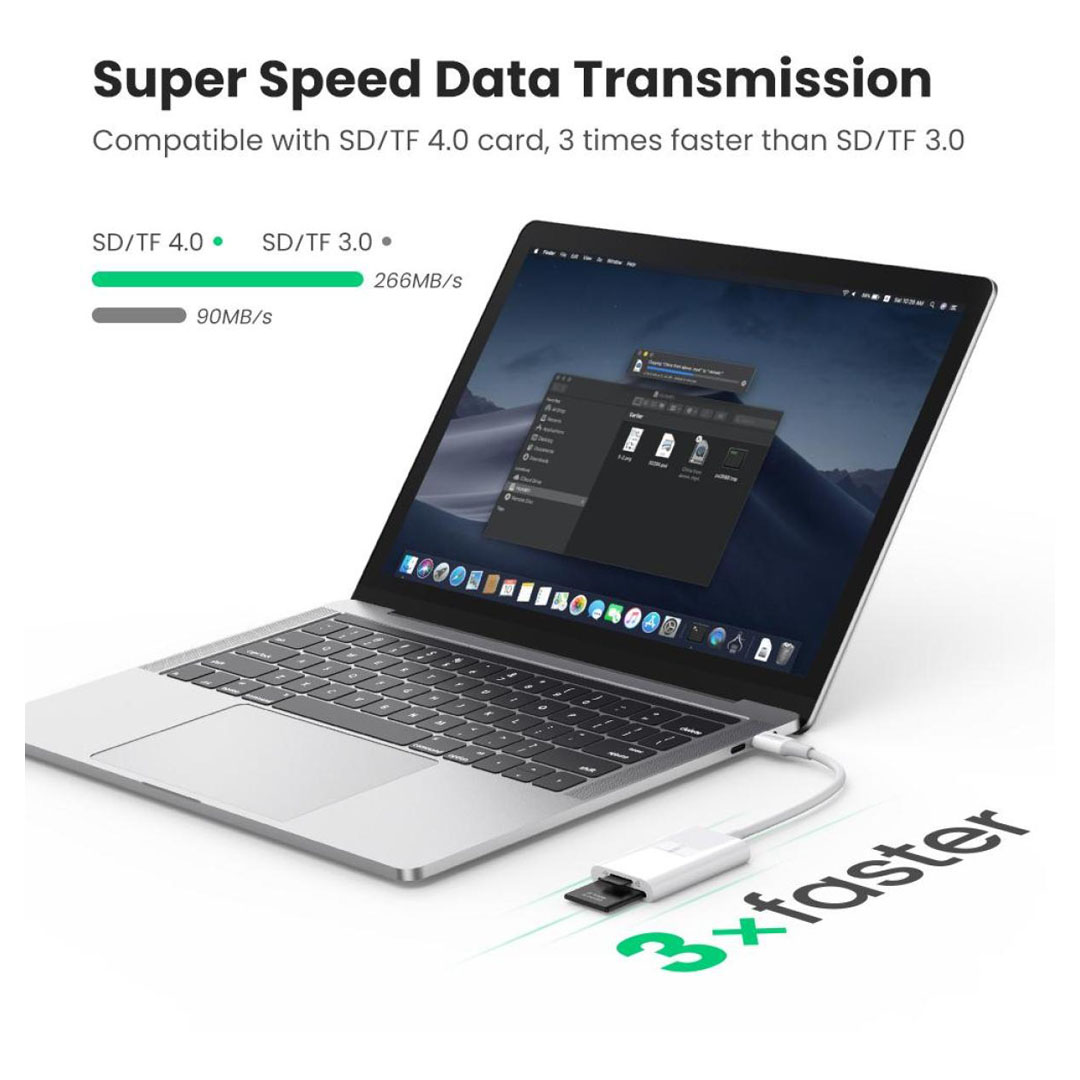 UGREEN USB C Card Reader for UHS-II (CM265) - High-Speed Card Reading for USB-C Devices Price in Jordan UGREEN USB C Card Reader for UHS-II (CM265) - High-Speed Card Reading for USB-C Devices - Buy Online in Jordan | OfficeJo