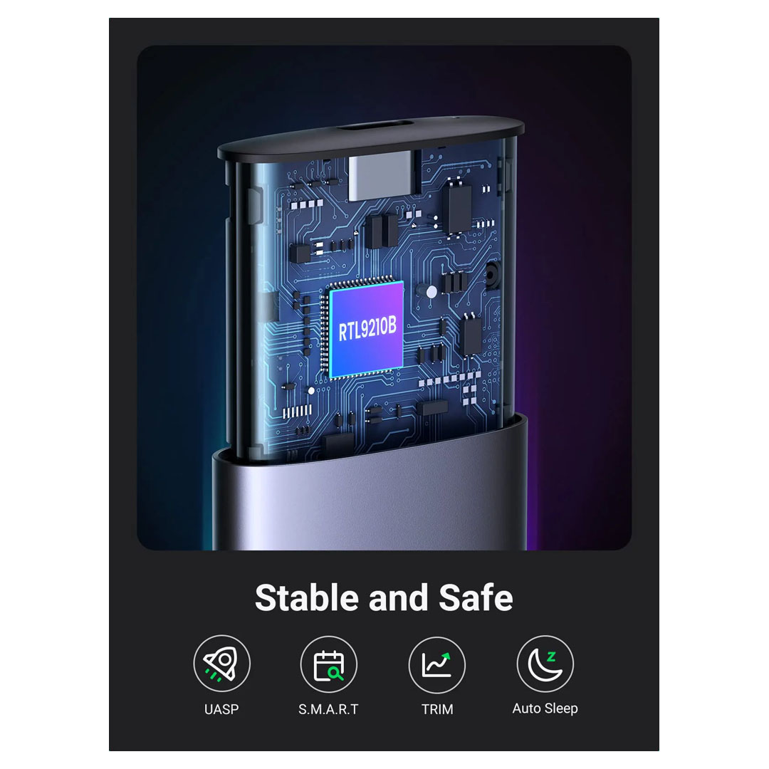 UGREEN Portable M.2 NVMe & SATA SSD Enclosure Price in Jordan UGREEN Portable M.2 NVMe & SATA SSD Enclosure - Buy Online in Jordan | OfficeJo