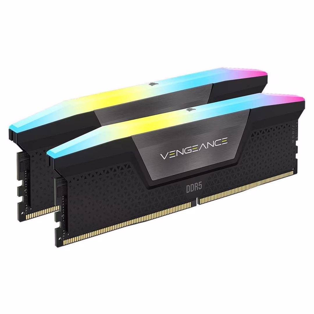 CORSAIR VENGEANCE RGB 32GB (2x16GB) DDR5 6400MT/s CL32 Black Memory Kit Price in Jordan CORSAIR VENGEANCE RGB 32GB (2x16GB) DDR5 6400MT/s CL32 Black Memory Kit - Buy Online in Jordan | OfficeJo
