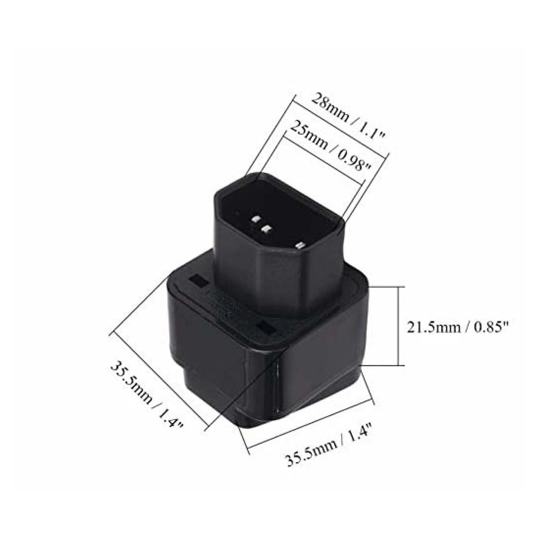 C13 Male to Universal Female Power Socket Adapter Price in Jordan C13 Male to Universal Female Power Socket Adapter - Buy Online in Jordan | OfficeJo