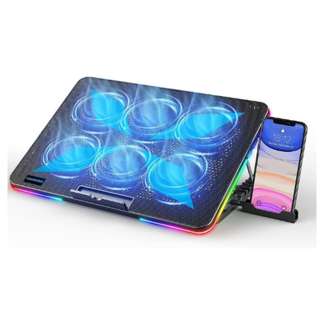 X8 12" to 17" RGB Gaming Cooling Pad – 6 Fans, 5V, Low Power Price in Jordan X8 12" to 17" RGB Gaming Cooling Pad – 6 Fans, 5V, Low Power - Buy Online in Jordan | OfficeJo