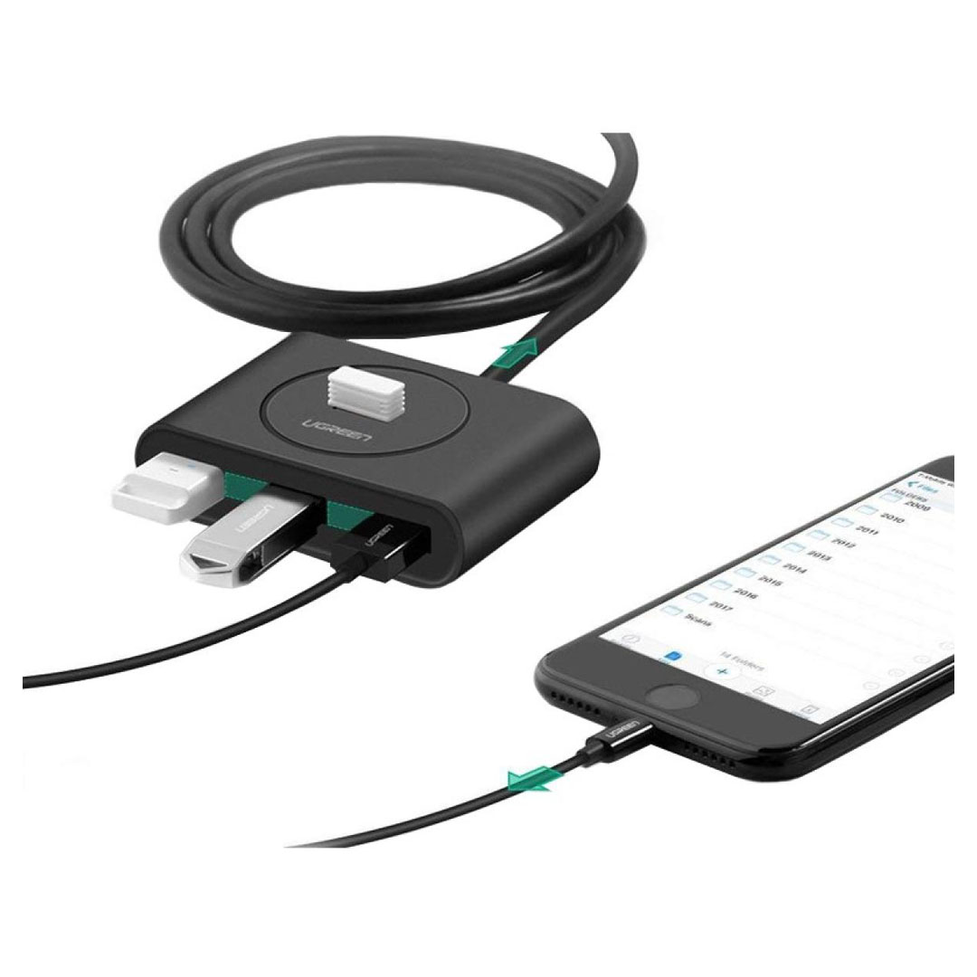 UGREEN 4-in-1 USB 3.0 Data Hub (CR113) - Expand Your Connectivity Options Price in Jordan UGREEN 4-in-1 USB 3.0 Data Hub (CR113) - Expand Your Connectivity Options - Buy Online in Jordan | OfficeJo