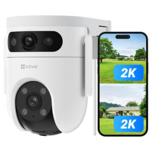 EZVIZ H9c Dual-Lens Pan & Tilt Wi-Fi Camera – 2K Quad HD, 360° Coverage, AI Detection - Buy Online in Jordan | OfficeJo