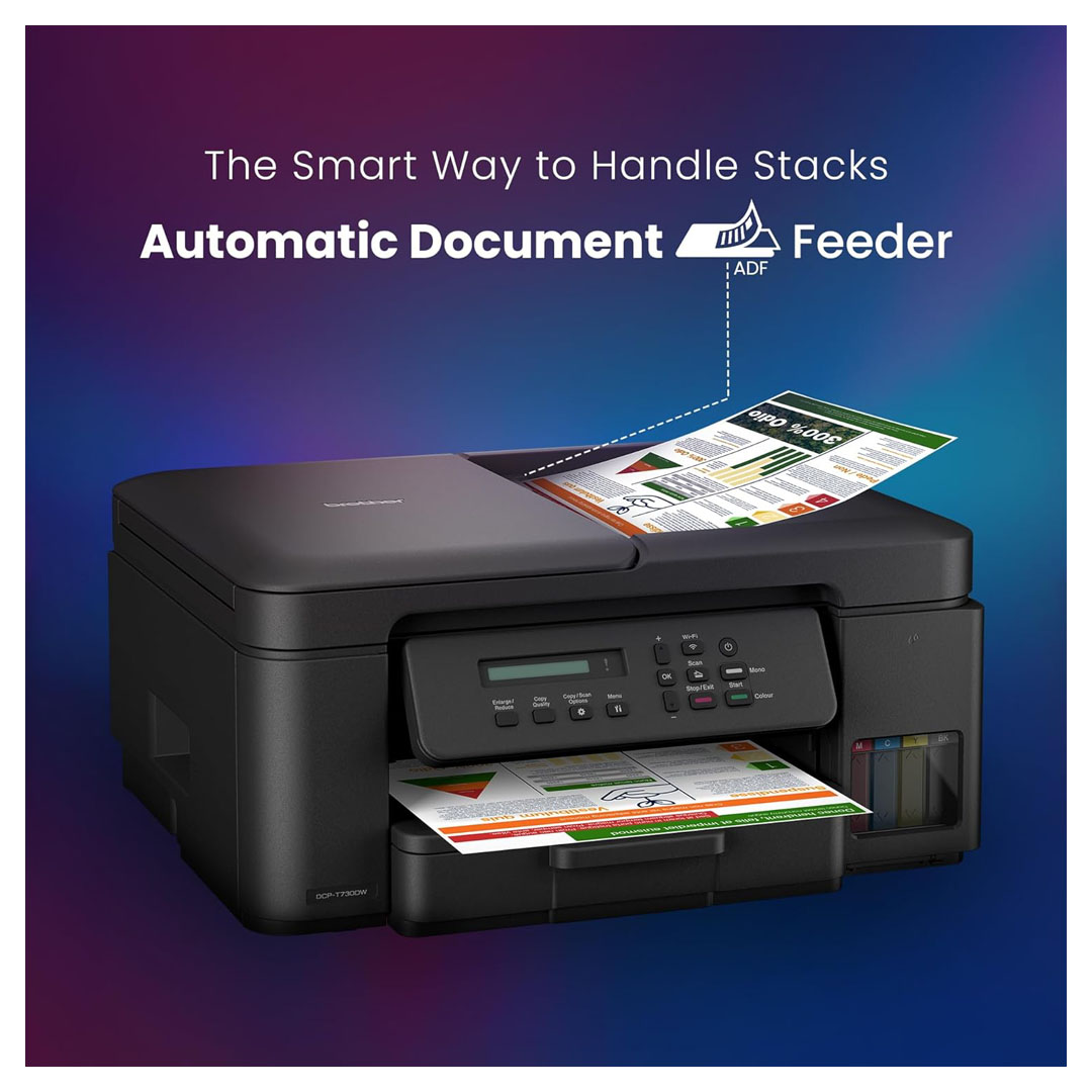 Brother DCP-T730DW Ink Tank Printer with Wi-Fi, Duplex & ADF Price in Jordan Brother DCP-T730DW Ink Tank Printer with Wi-Fi, Duplex & ADF - Buy Online in Jordan | OfficeJo
