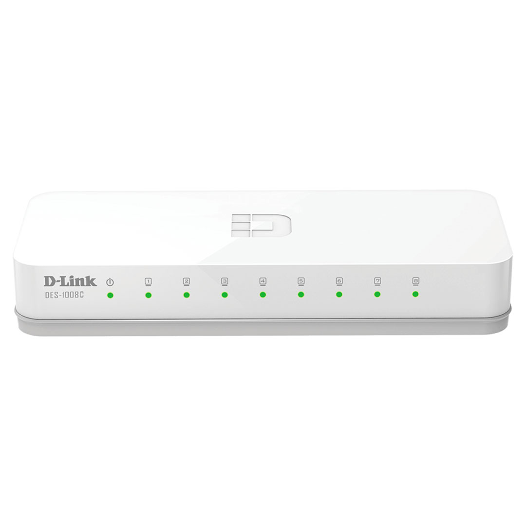 D-Link DES-1008C 8-Port Switch – 10/100 Mbps, Fanless, Energy Efficient Price in Jordan D-Link DES-1008C 8-Port Switch – 10/100 Mbps, Fanless, Energy Efficient - Buy Online in Jordan | OfficeJo