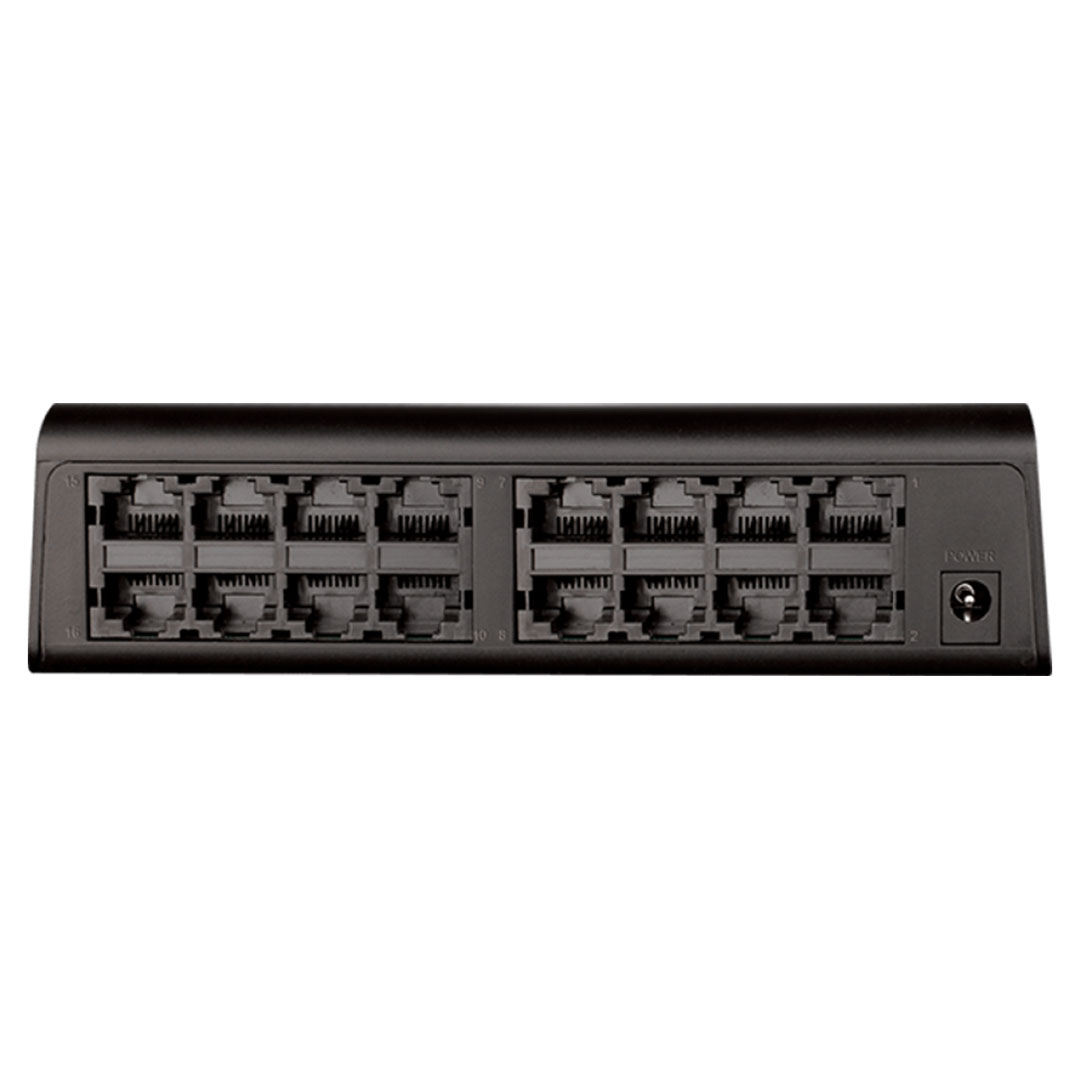 D-Link DES-1016A 16-Port Switch – 10/100 Mbps, Fanless, Plug & Play - Buy Online in Jordan | OfficeJo