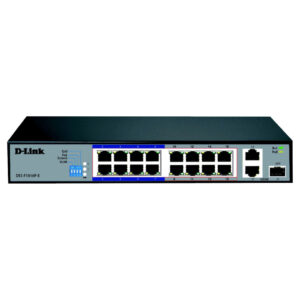 D-Link DES-F1016P-E 16-Port PoE+ Switch – 150W Power, 250m Range Price in Jordan D-Link DES-F1016P-E 16-Port PoE+ Switch – 150W Power, 250m Range - Buy Online in Jordan | OfficeJo