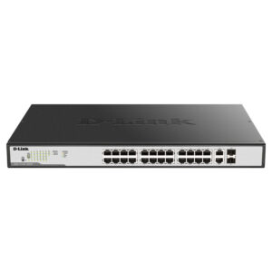D-Link DGS-1100-26MP Gigabit Smart Managed PoE Switch – 24 PoE Ports, 52 Gbps, 370W - Buy Online in Jordan | OfficeJo