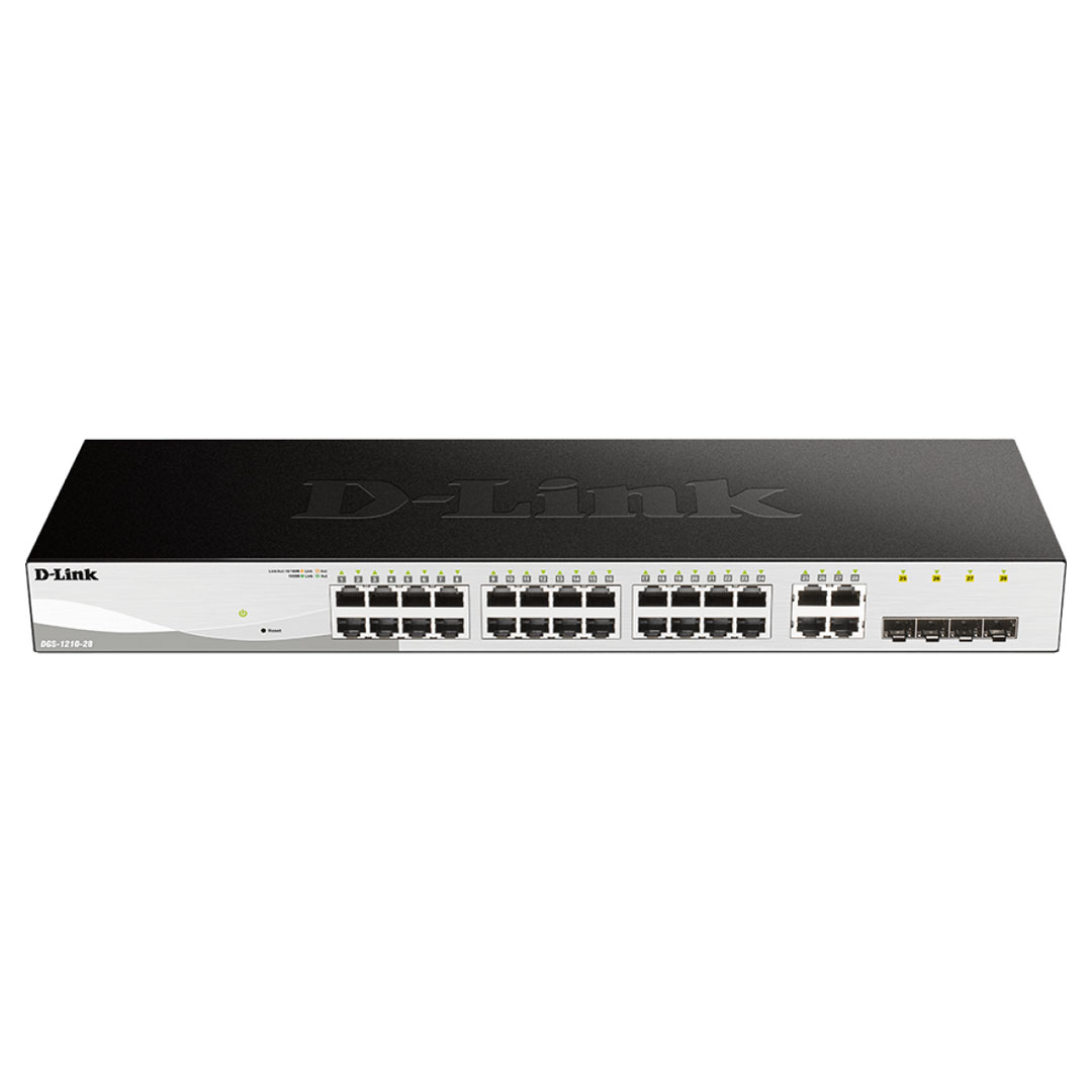 D-Link DGS-1210-28 Smart Managed Switch – 28 Ports, 56 Gbps, L2+ Routing - Buy Online in Jordan | OfficeJo