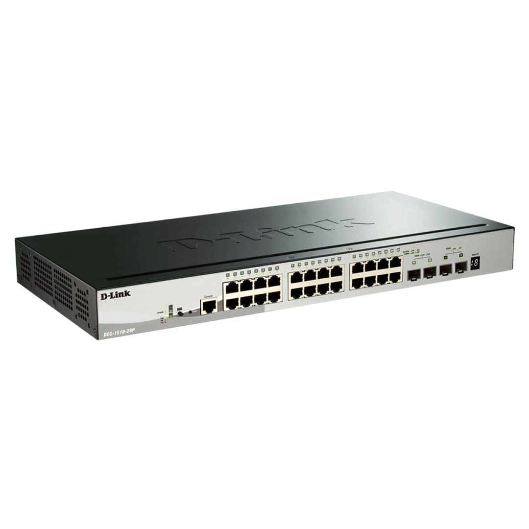D-Link DGS-1510-28X 28-Port Switch – 128Gbps, 4x10G SFP+, Layer 2/3 Price in Jordan D-Link DGS-1510-28X 28-Port Switch – 128Gbps, 4x10G SFP+, Layer 2/3 - Buy Online in Jordan | OfficeJo