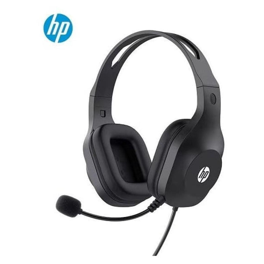 HP DHH-1601 Wired Stereo Headset – 40mm Driver, Adjustable Mic, Wire-Controlled Volume Price in Jordan HP DHH-1601 Wired Stereo Headset – 40mm Driver, Adjustable Mic, Wire-Controlled Volume - Buy Online in Jordan | OfficeJo