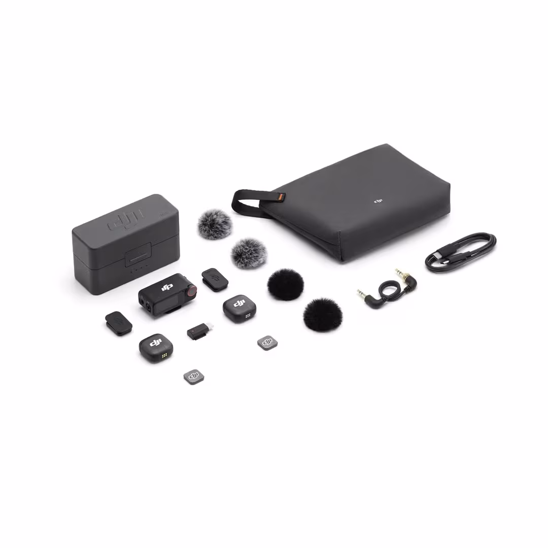 DJI Mic 3 (2 TX + 1 RX + Charging Case) Price in Jordan DJI Mic 3 (2 TX + 1 RX + Charging Case) - Buy Online in Jordan | OfficeJo