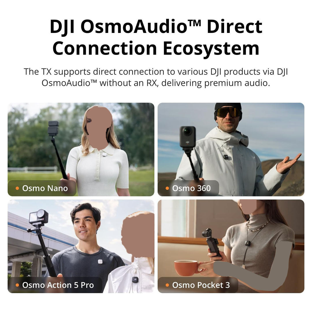 DJI Mic Mini Wireless Microphone (2 TX + 1 RX) – USB-C Price in Jordan DJI Mic Mini Wireless Microphone (2 TX + 1 RX) – USB-C - Buy Online in Jordan | OfficeJo