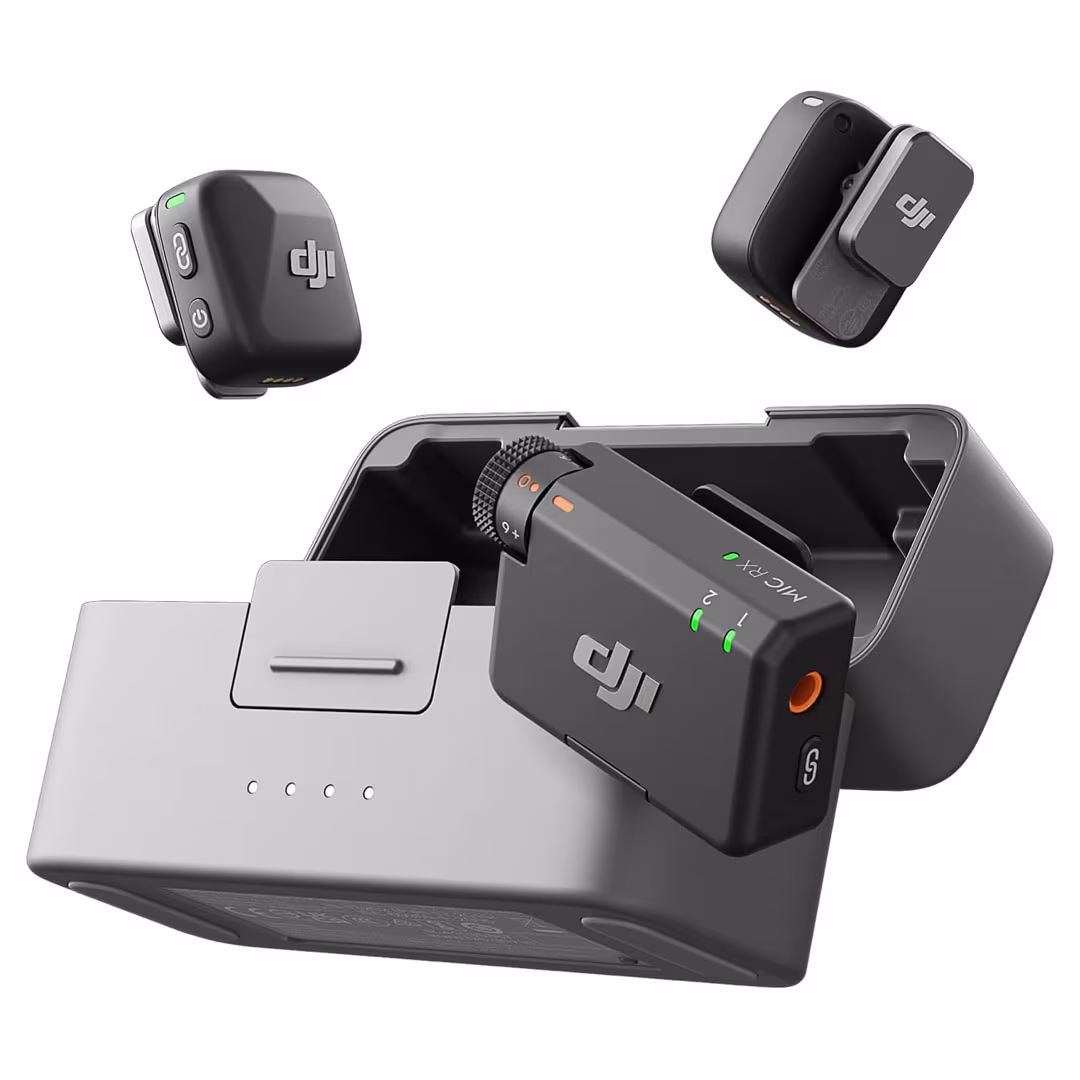 DJI Mic Mini (2 TX + 1 RX + Charging Case) – Wireless Lavalier Microphone Price in Jordan DJI Mic Mini (2 TX + 1 RX + Charging Case) – Wireless Lavalier Microphone - Buy Online in Jordan | OfficeJo
