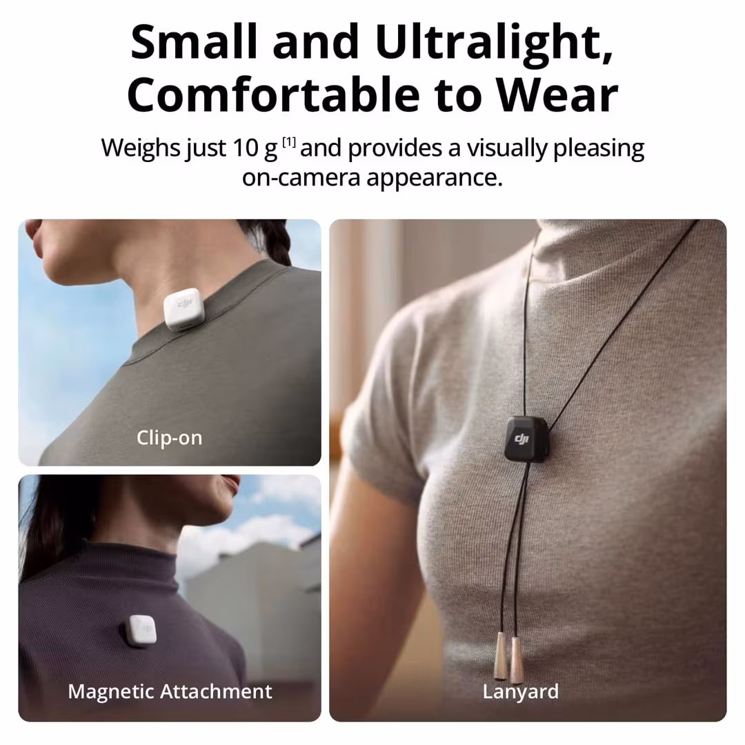 DJI Mic Mini (2 TX + 1 RX + Charging Case) – Wireless Lavalier Microphone Price in Jordan DJI Mic Mini (2 TX + 1 RX + Charging Case) – Wireless Lavalier Microphone - Buy Online in Jordan | OfficeJo