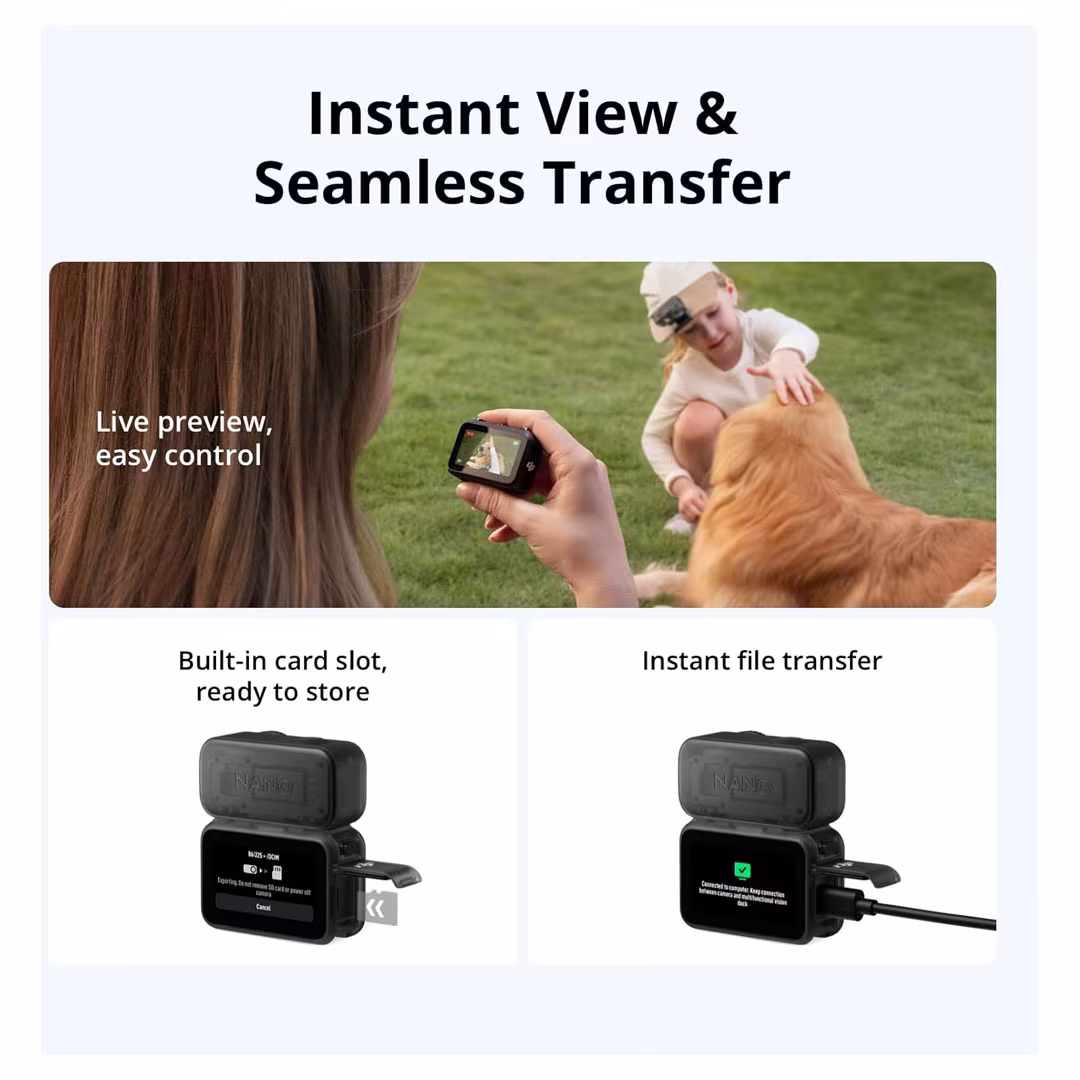 DJI Osmo Nano Standard Combo (128GB) - 4K/60fps Ultra-Light Action Camera Price in Jordan DJI Osmo Nano Standard Combo (128GB) - 4K/60fps Ultra-Light Action Camera - Buy Online in Jordan | OfficeJo