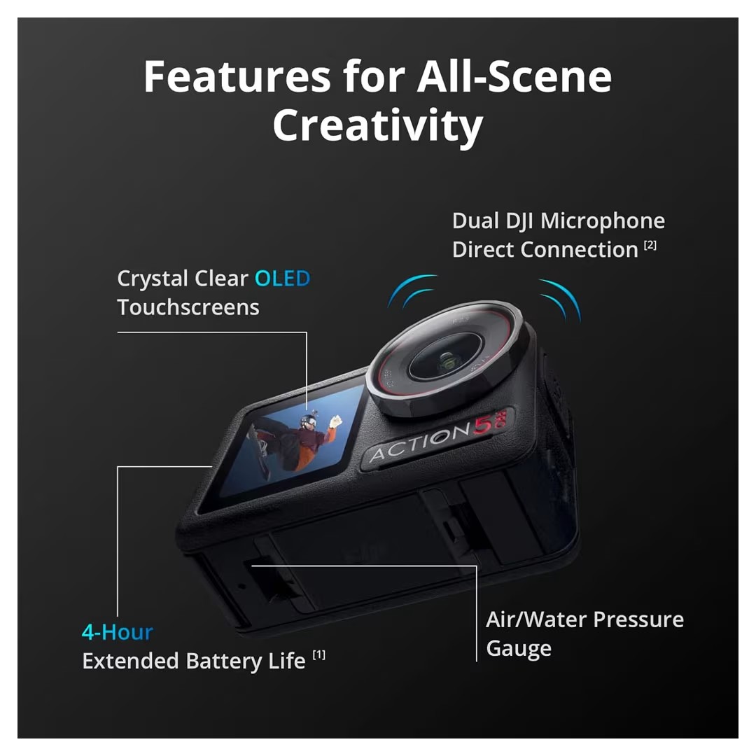 DJI Osmo Action 5 Pro Adventure Combo - 4K Action Camera Price in Jordan DJI Osmo Action 5 Pro Adventure Combo - 4K Action Camera - Buy Online in Jordan | OfficeJo