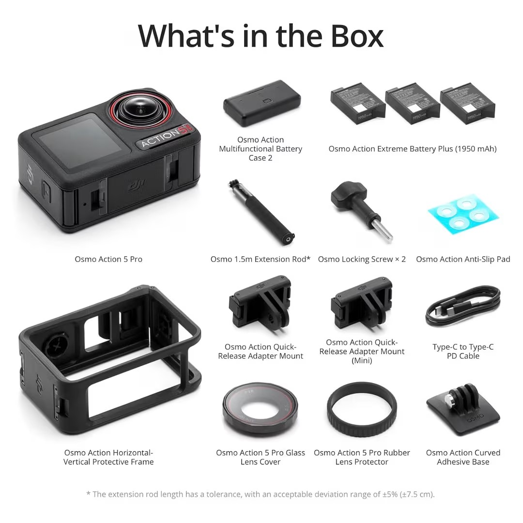 DJI Osmo Action 5 Pro Adventure Combo - 4K Action Camera Price in Jordan DJI Osmo Action 5 Pro Adventure Combo - 4K Action Camera - Buy Online in Jordan | OfficeJo