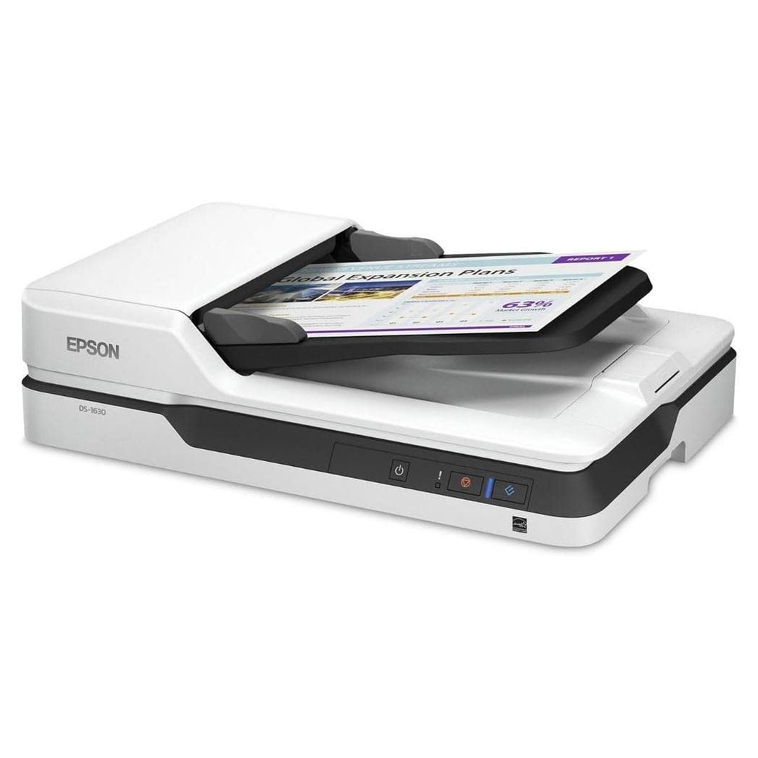 Epson DS-1630 Flatbed Color Document Scanner with ADF Price in Jordan Epson DS-1630 Flatbed Color Document Scanner with ADF - Buy Online in Jordan | OfficeJo