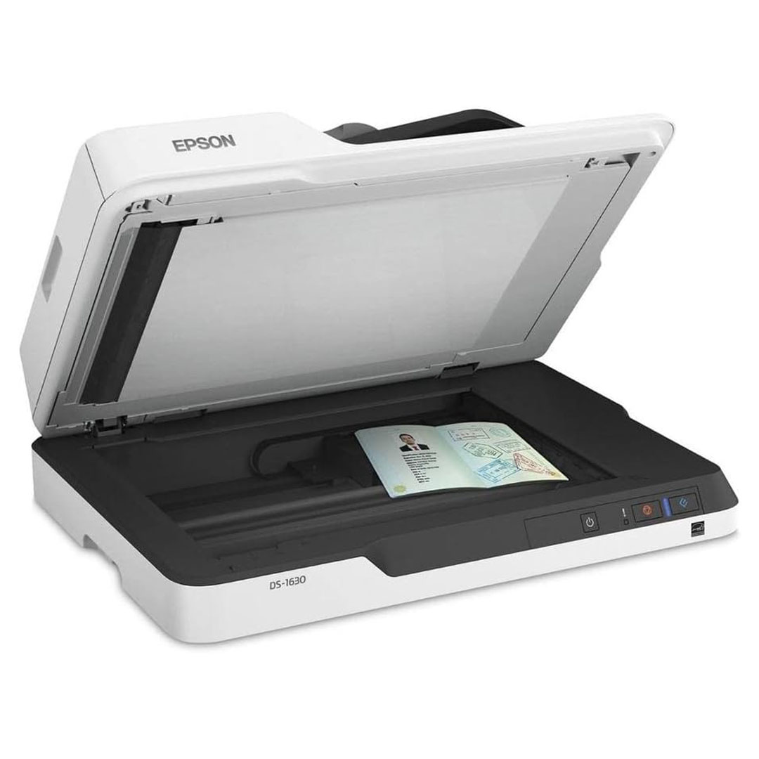 Epson DS-1630 Flatbed Color Document Scanner with ADF Price in Jordan Epson DS-1630 Flatbed Color Document Scanner with ADF - Buy Online in Jordan | OfficeJo