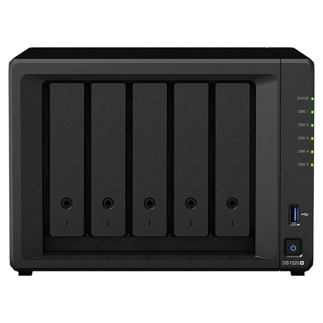 Synology DiskStation DS1520+: 5-Bay NAS Storage with SSD Cache Acceleration Price in Jordan Synology DiskStation DS1520+: 5-Bay NAS Storage with SSD Cache Acceleration - Buy Online in Jordan | OfficeJo